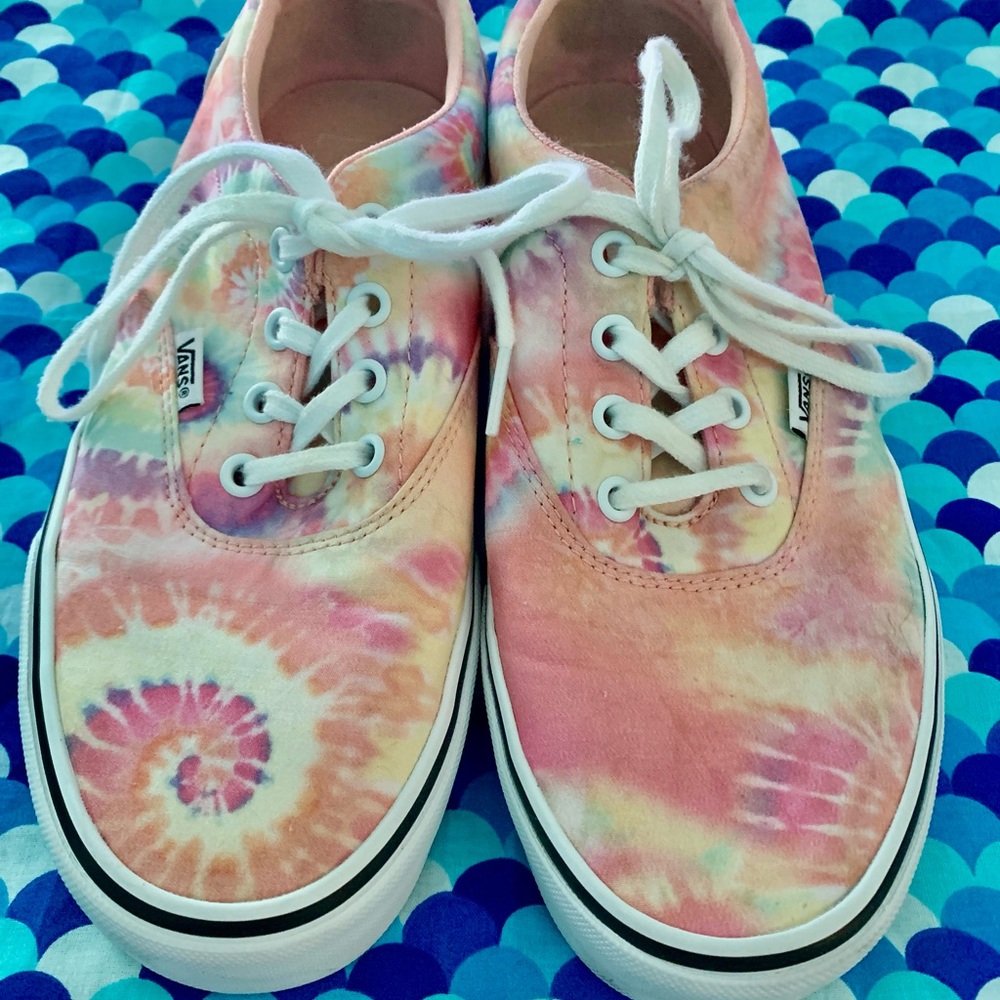 Vans Pastel Tie-Dye Lace-Up Sneakers
